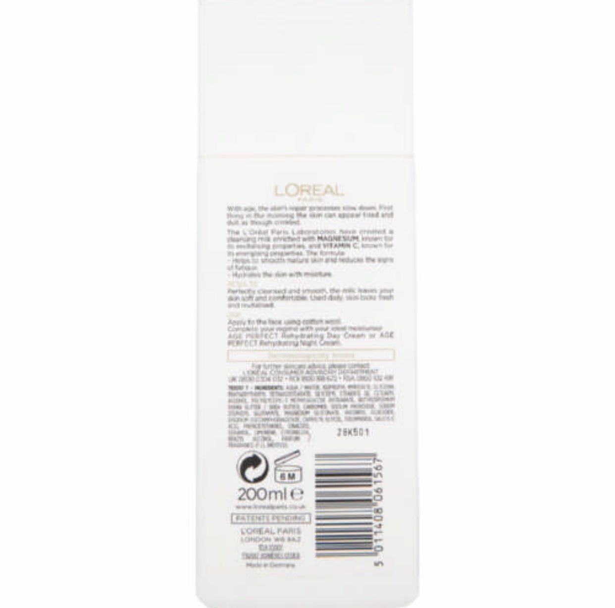 Age perfect Cleaning Milk Mature skin 200ml